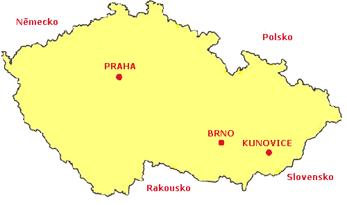 Kunovice na map